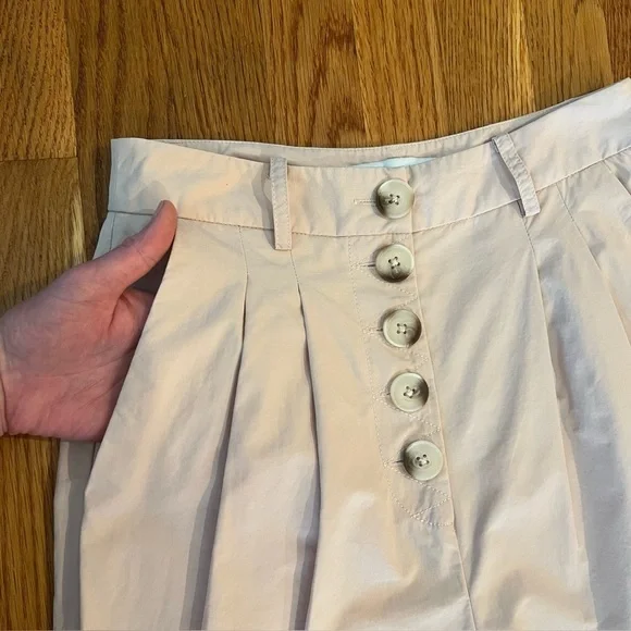 L’ACADEMIE REVOLVE Delphine Pant Blush Wide Leg Crop Khaki Women’s Size Small - Picture 7 of 16